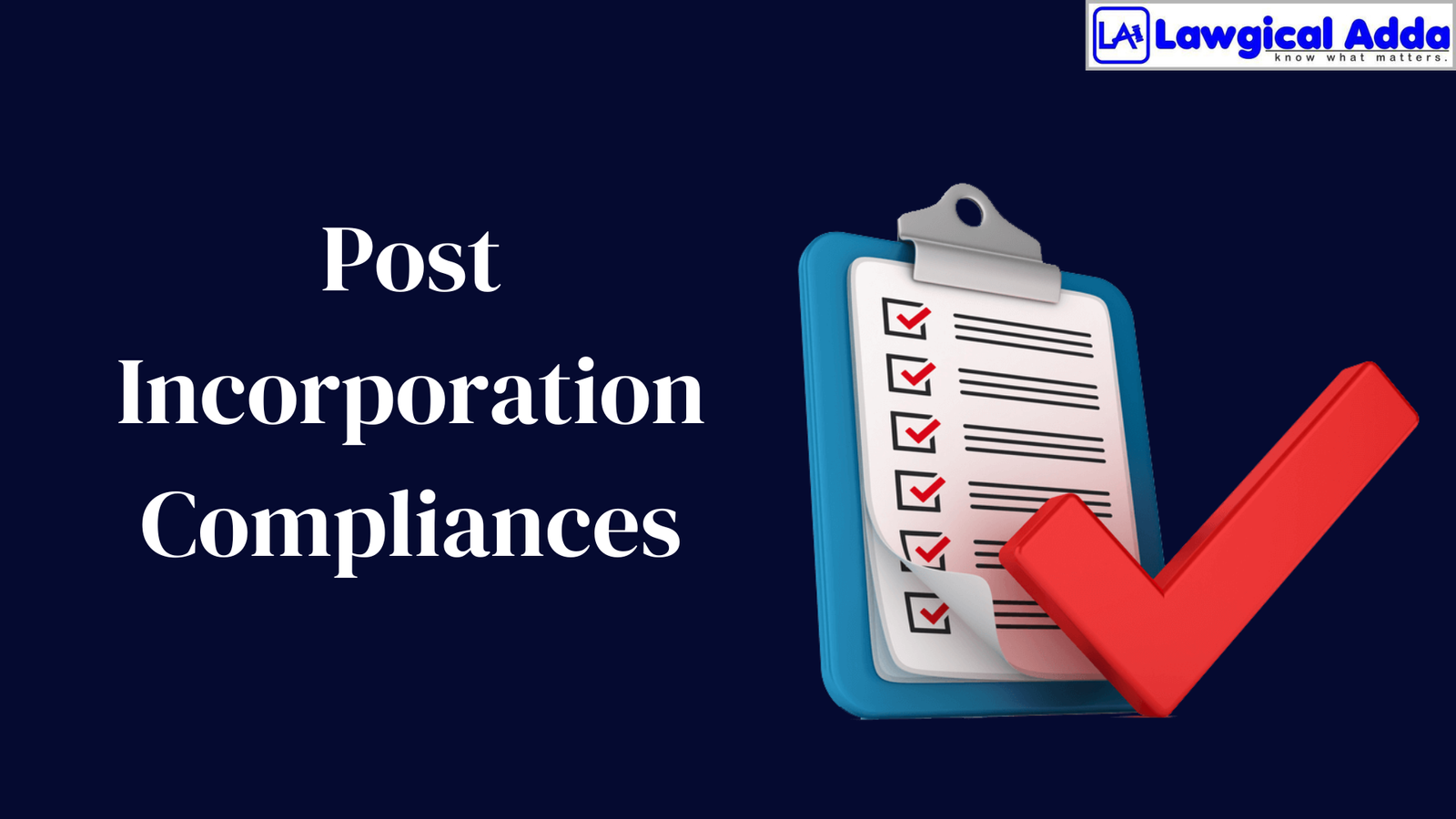 Post Incorporation Compliances