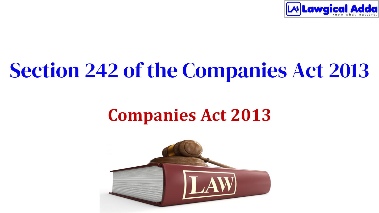 Section 242 of the Companies Act 2013Section 242 of the...