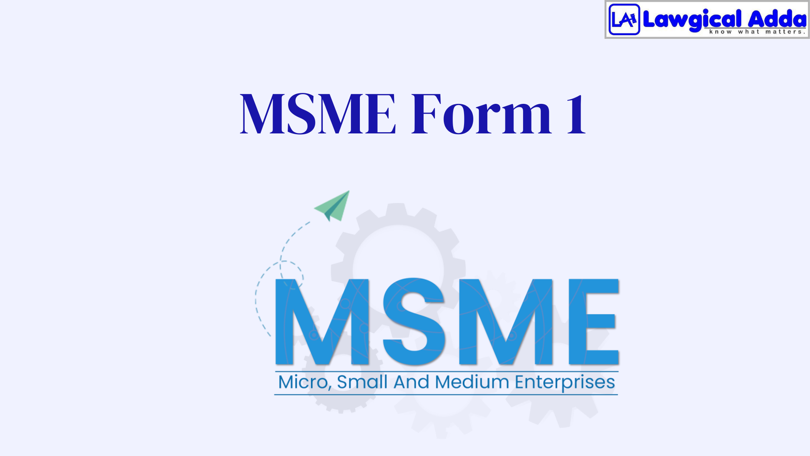 MSME Form 1